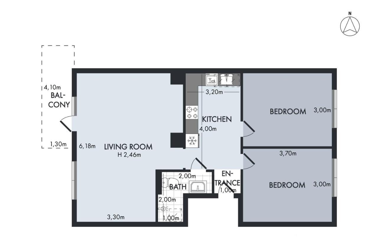 Sanders Charm - Amazing Two-Bedroom Apartment With Shared Garden Copenhagen Exterior photo